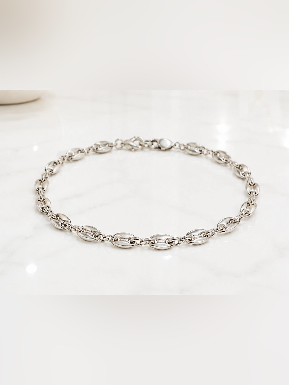 Silver-Tone Mariner Link Bracelet